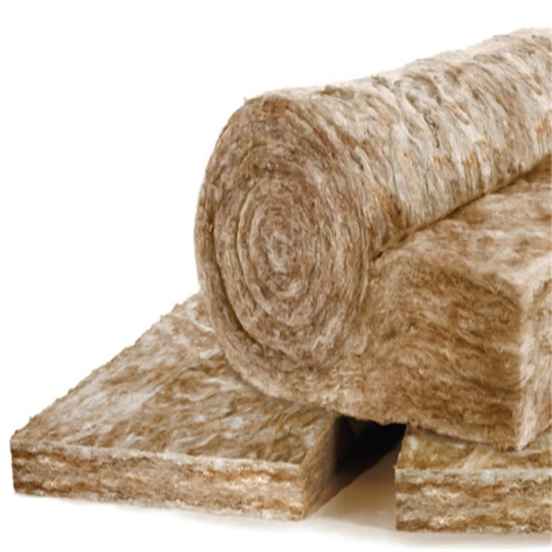 Brown Glass Mineral Wool Earth Wool Underfloor Insulation Rolls