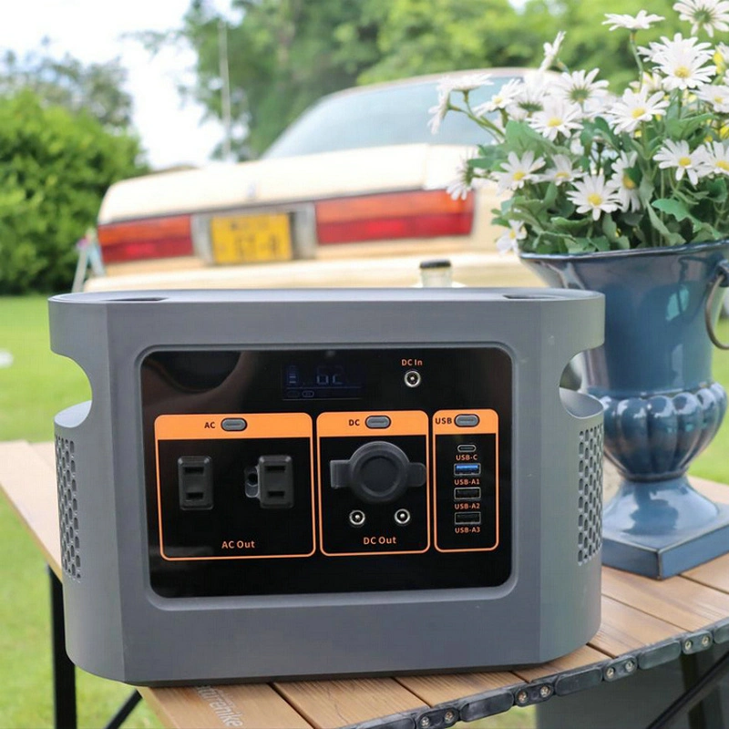 2022 New Mobile Powerstation Camping 500W 500wh 110V 220V Solar Charging AC/DC/USB/Type-C/Wireless Charging Output