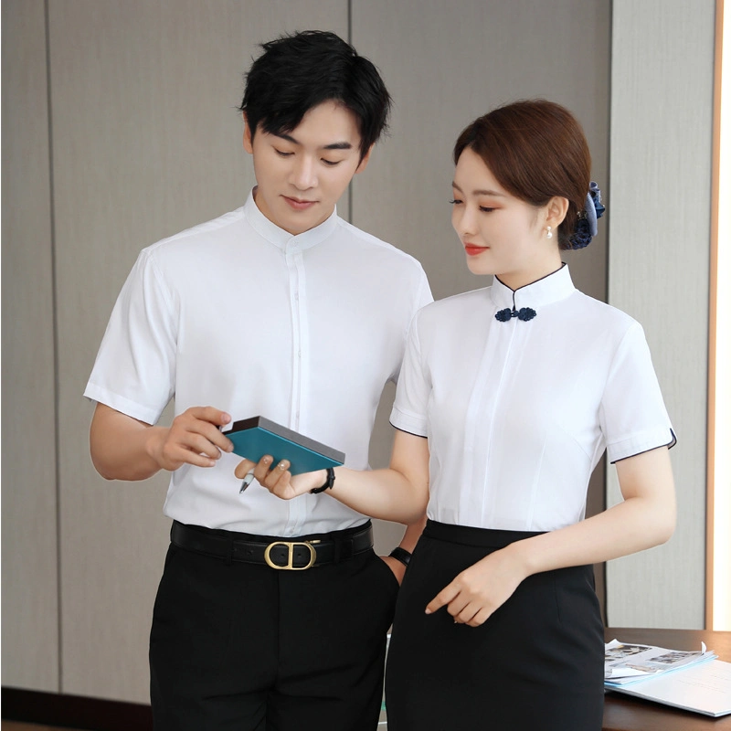 Selling Hotel Clothing Custom Restaurant Hotel Waiter&Waitress Single-Breasted Uniform