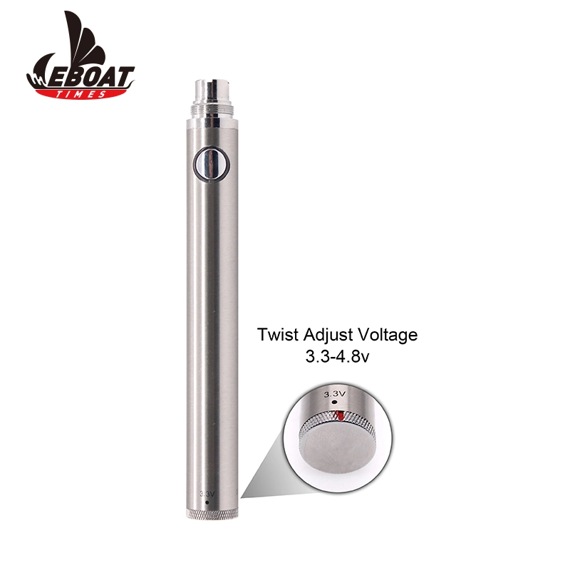 650mAh 900mAh 1100mAh Evod 510 Twist Adjustable E Cig 510 Vape Battery