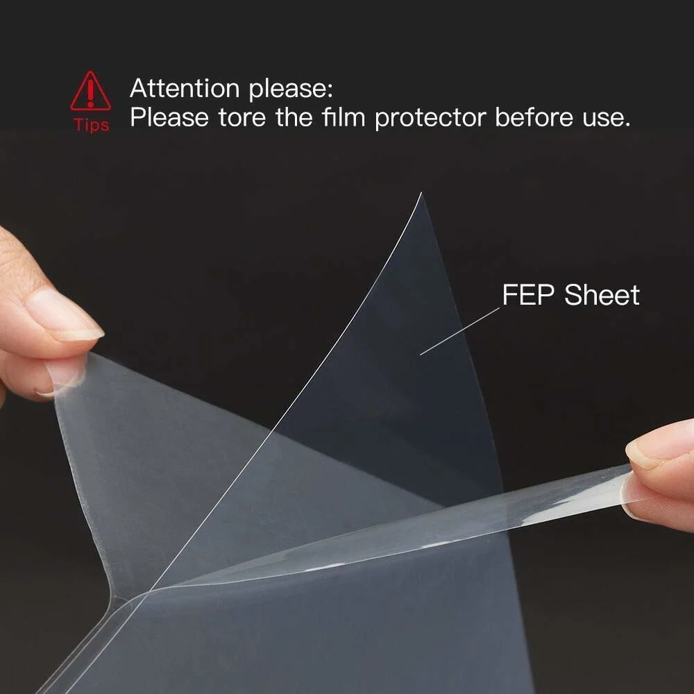 Film transparent optiquement FEP Relase Film pour UV SLA DLP LCD imprimante 3D6 d'acheteurs