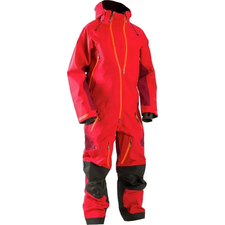 Professional Factory Custom Men's Snow Suit Winter High Quality Waterproof Down One Piece Ski Wear