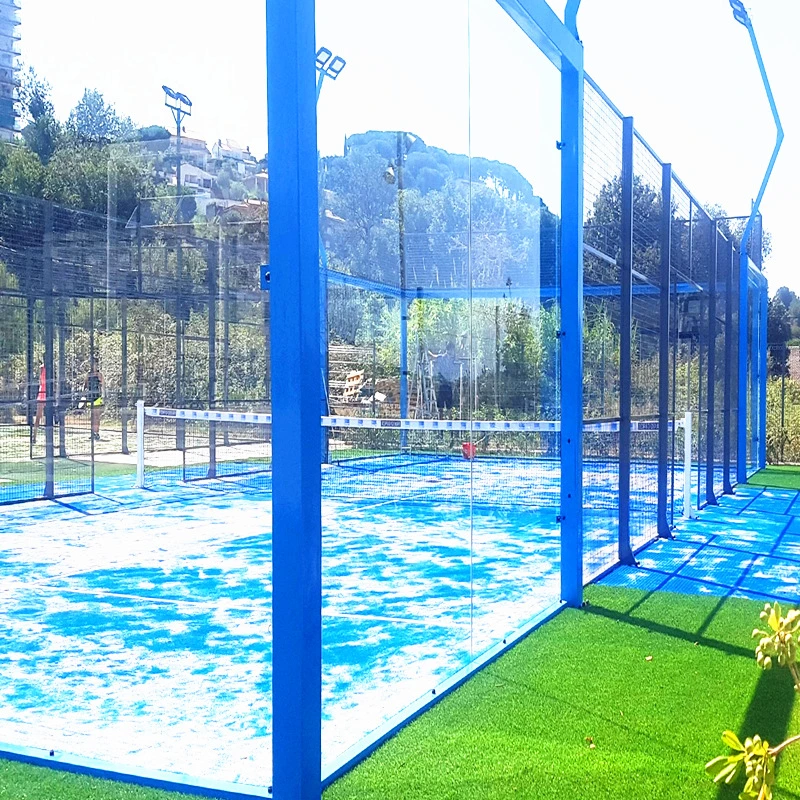 Hot-DIP Galvanized Mesh China Youngman Paddle Tennis Court Facility Manufacturer