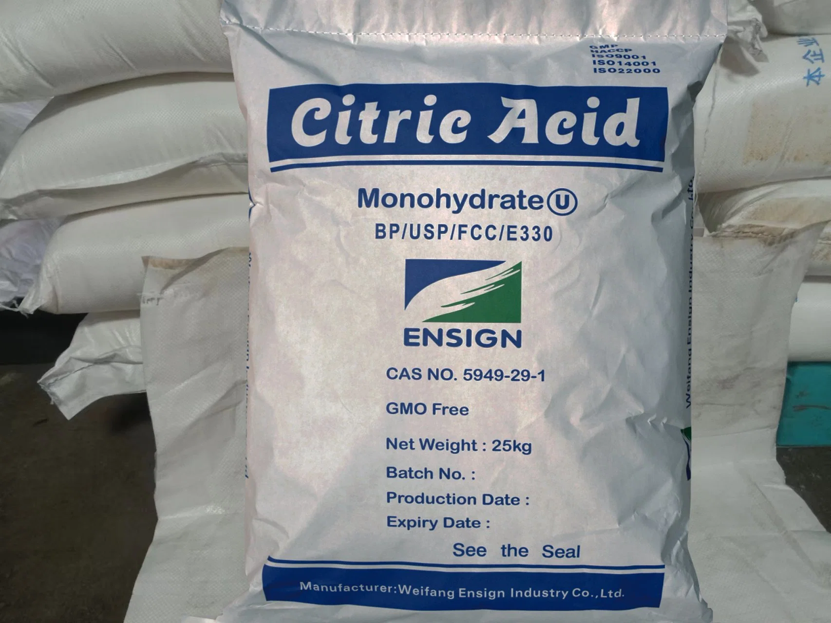 Manufacture Supply Monohydrate Acid Citric Food Grade Anhydrous Citric Acid