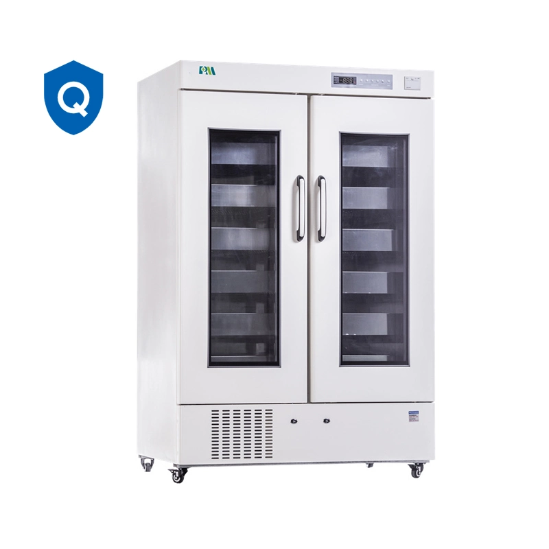 4 Degrees 1008L Largest Capacity Upright Vertical Blood Bank Refrigerator for Hospital