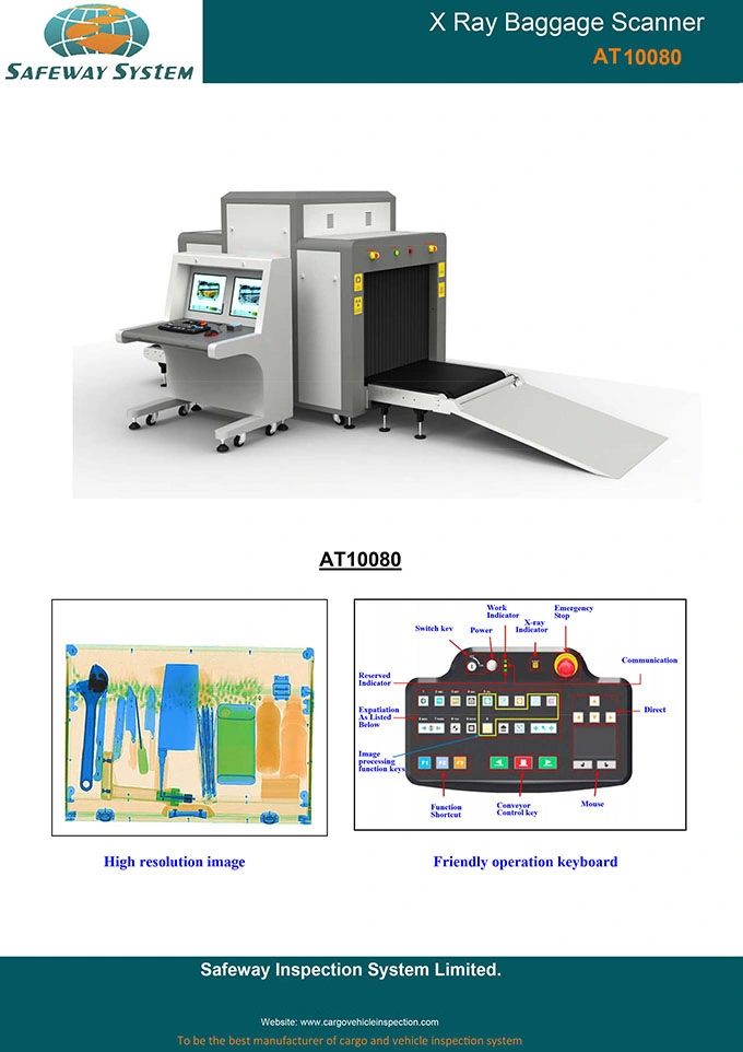 X Ray Detection Machine Luggage X-ray Machine - FDA Approved