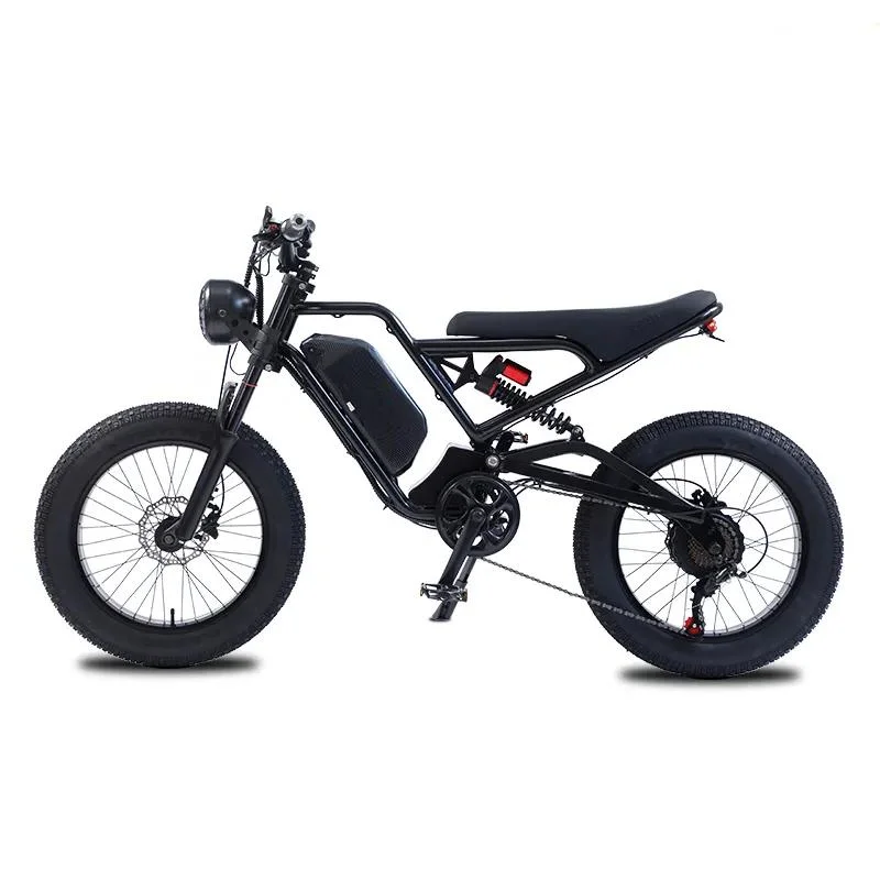 Nuevo diseño de la Grasa de bicicleta eléctrica de los neumáticos la suspensión total de grasa E-Bikes Dirt Bike eléctrica