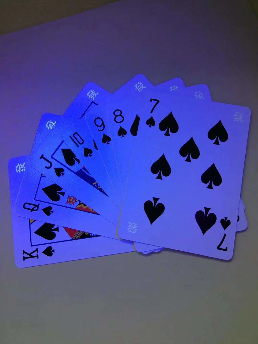 310gms Black Core Paper Casino Poker Playing Cards