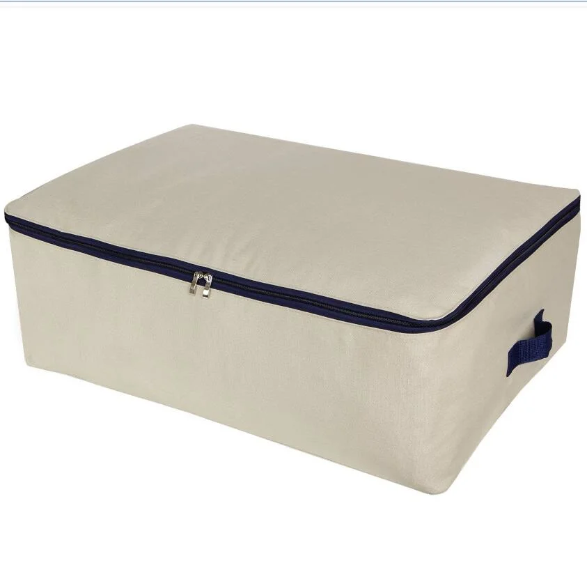 Cotton Canvas 100L Large Foldable Underbed Storage Bags