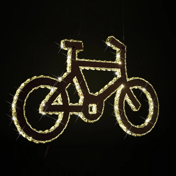 Candeeiro de luxo suspenso de luxo com lustre de bicicleta Tpstarlite Crystal Lamp