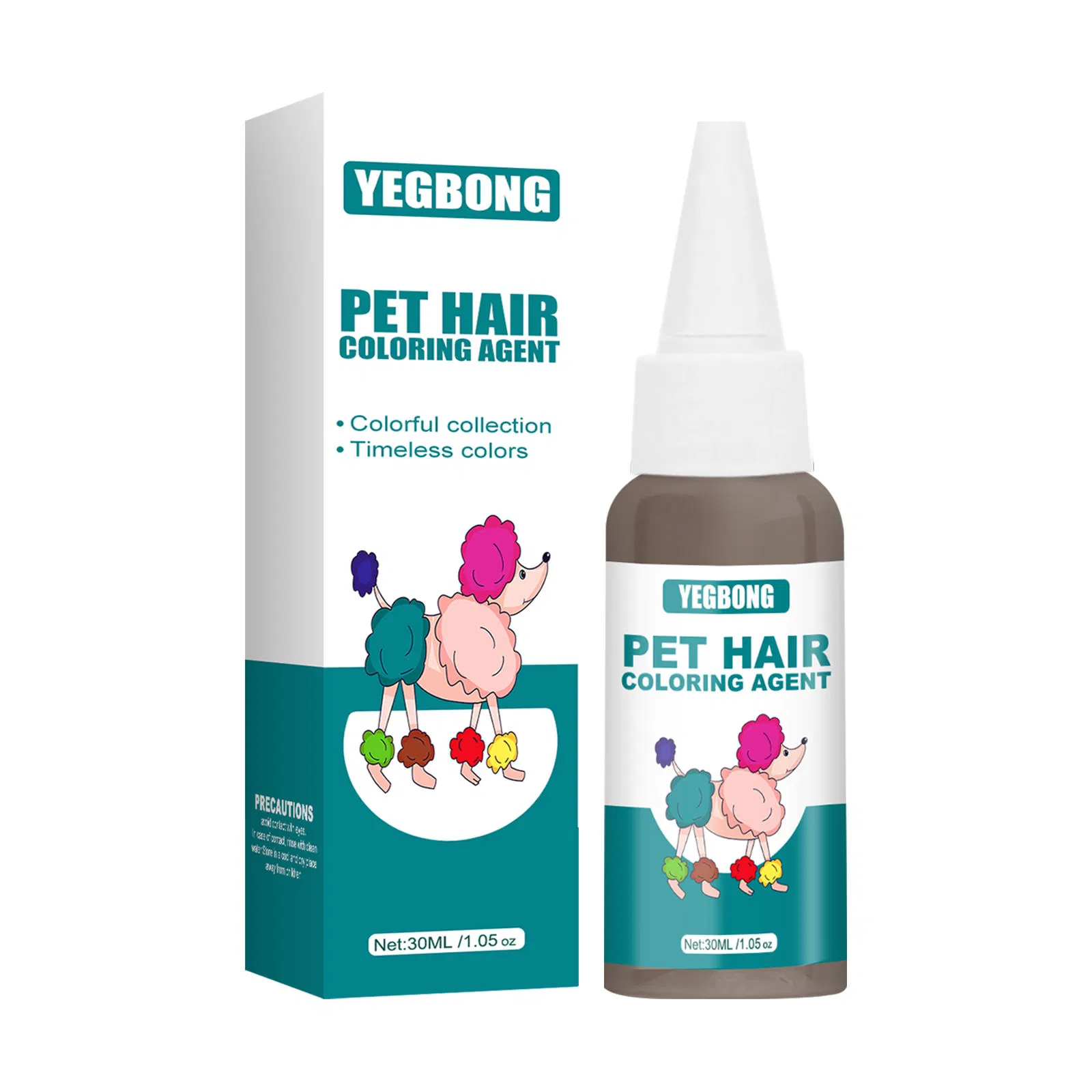 Private Label Profession Pet Dye Cream Color Hair Dyeing Cream Without Hurting Hair for Pets