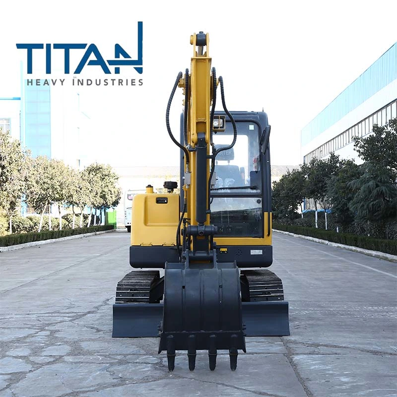 بيع ماكينة الحفار الهيدروليكي المزوَّدة بالحفارات الزحافة Titan TL45E 4.5 طن وزن الحمل