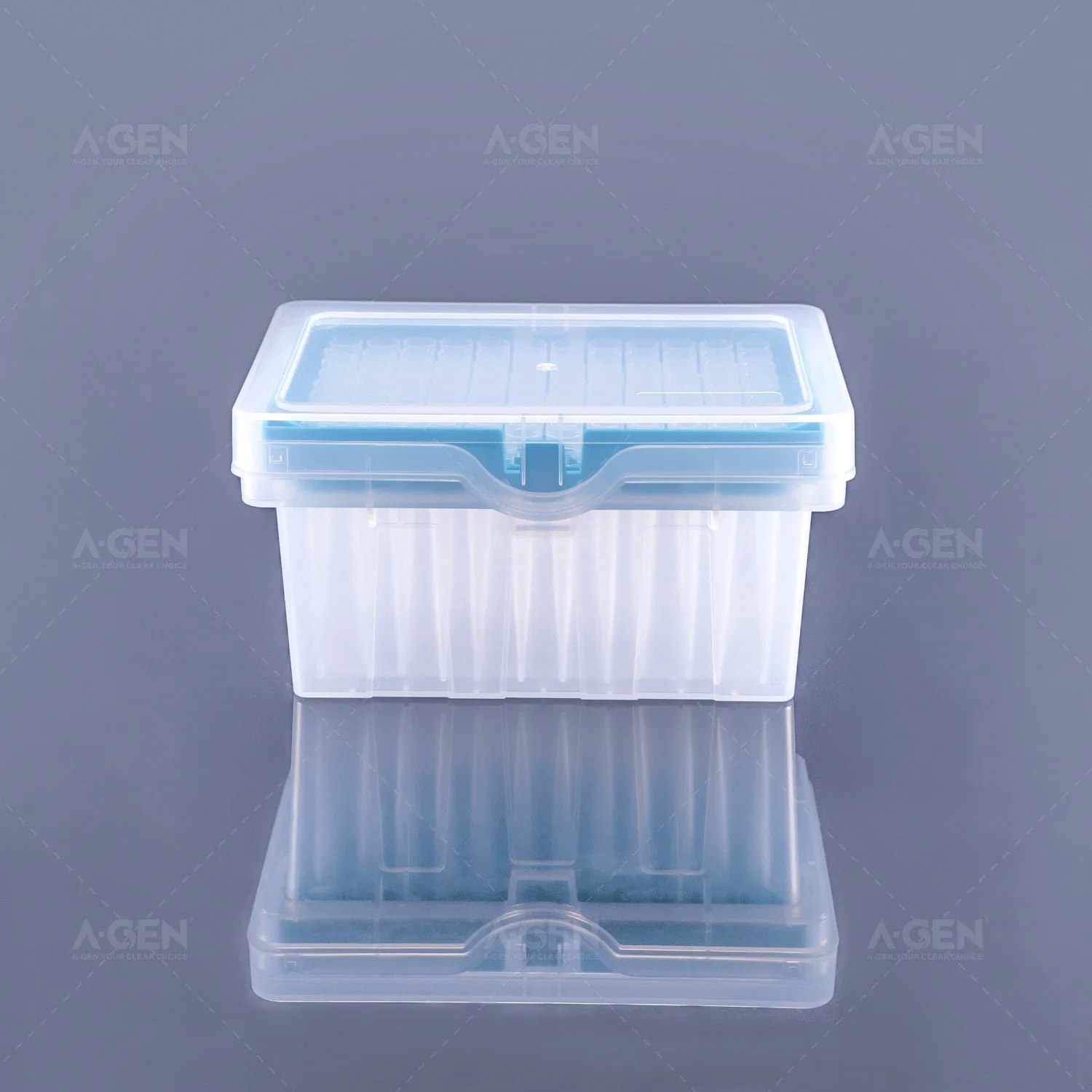 Brand H Tips 300UL Sterile Clear Low Retention PP Pipette Tip in Rack for Liquid Transfer Without Filter