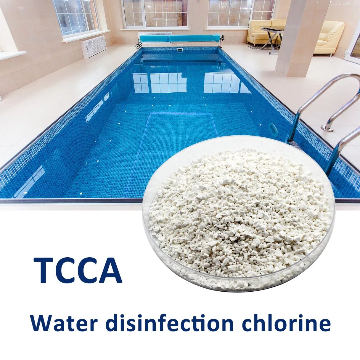 Disinfecting Chlorine Granular Trichloroisocyanuric Acid TCCA 8-15mesh Granular