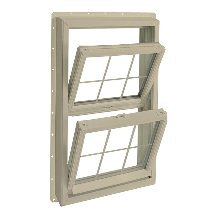 Vertical deslizante doble panel vidriado doble acristalamiento doble colgado ventanas de aluminio Ventana deslizante de aluminio