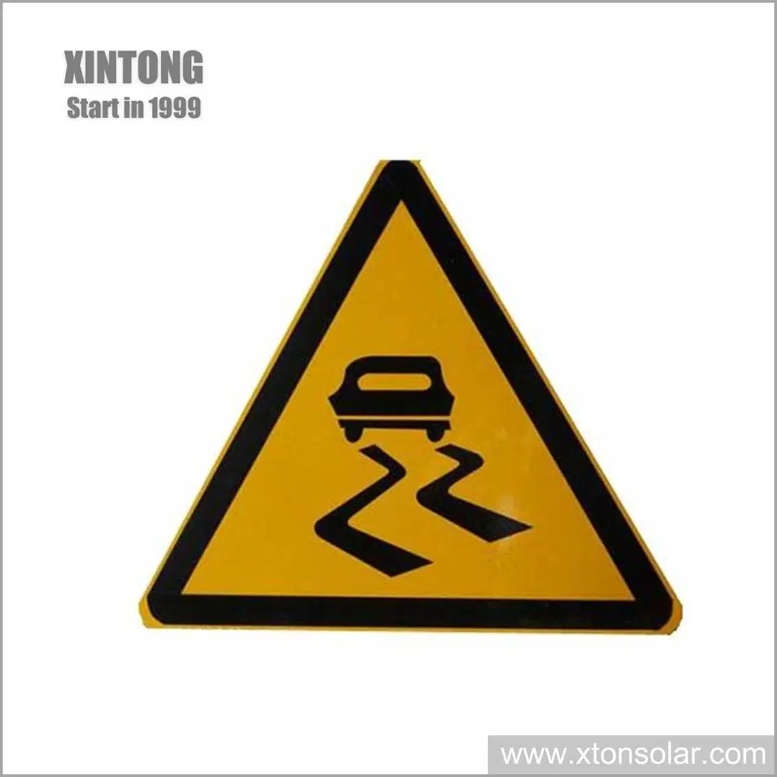 Xintong Portable Crossroads Sheeting Circle Aluminum Traffic Safety Sign