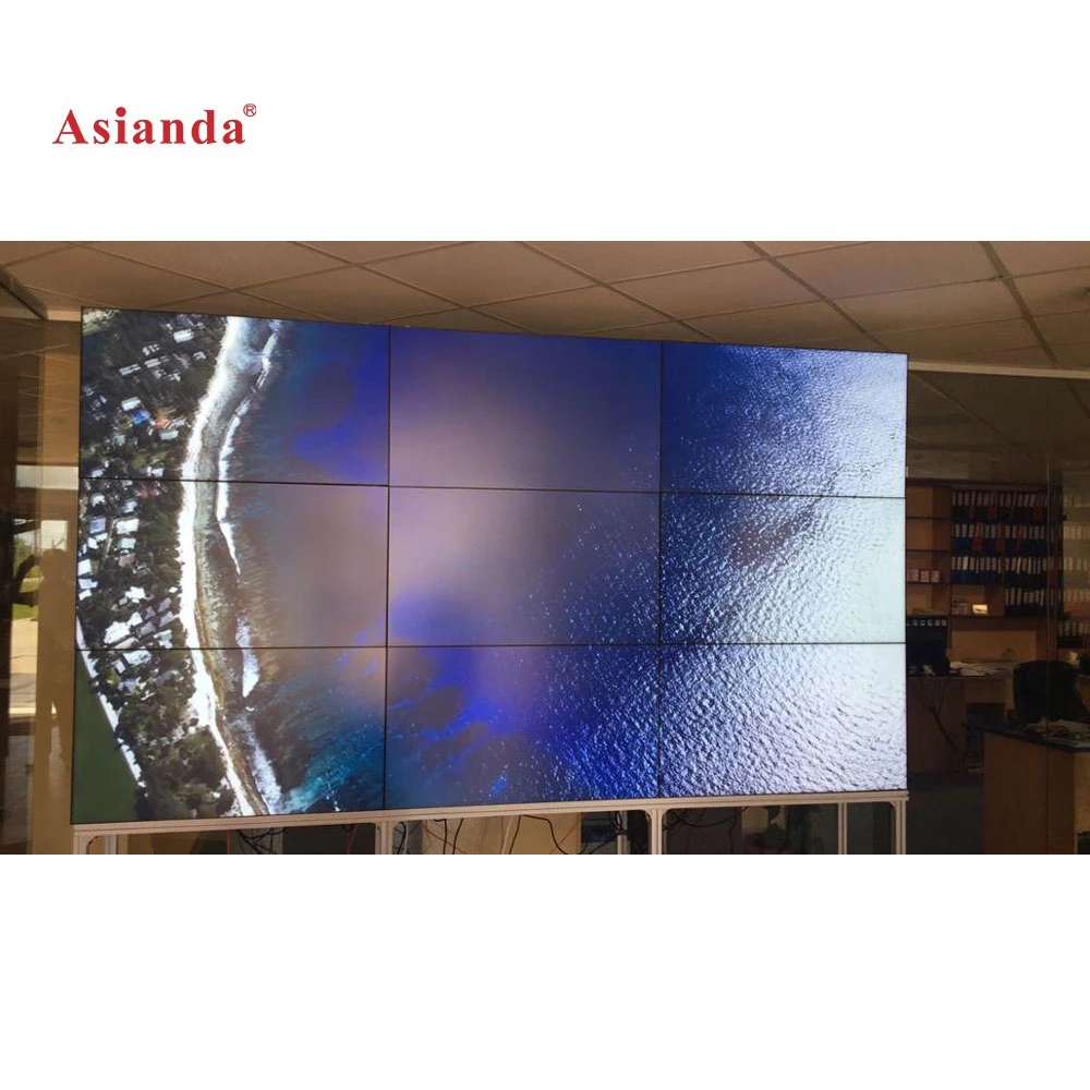 Shopping Mall 4K Seamless Video Wall Full Color LCD Splicing Screen Wall Advertising Signage Display