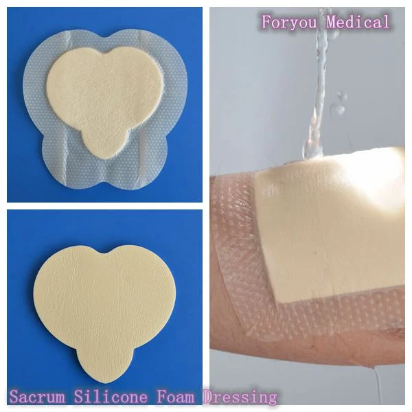 Waterproof Border Silicone Foam Dressing for Diabetic Wound Healing3