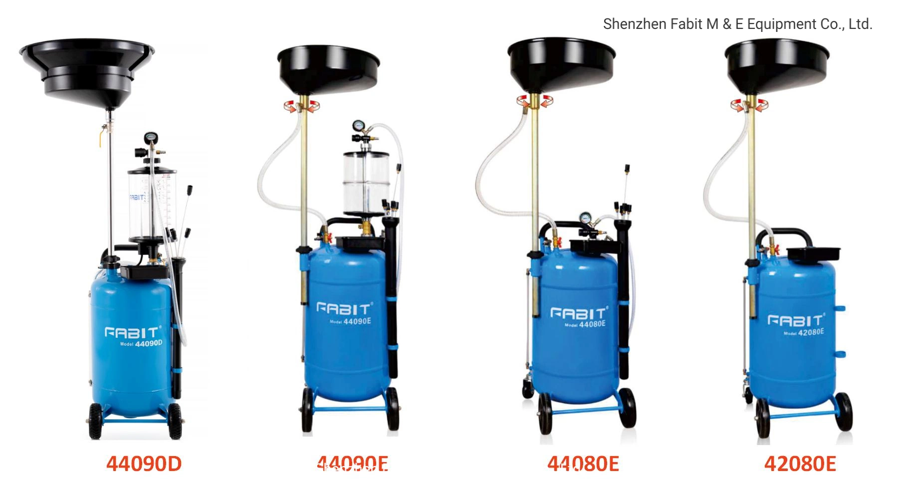 Fabit 70L Portable déchets pneumatique de vidange huile de pompe à vide de l'extracteur extracteur
