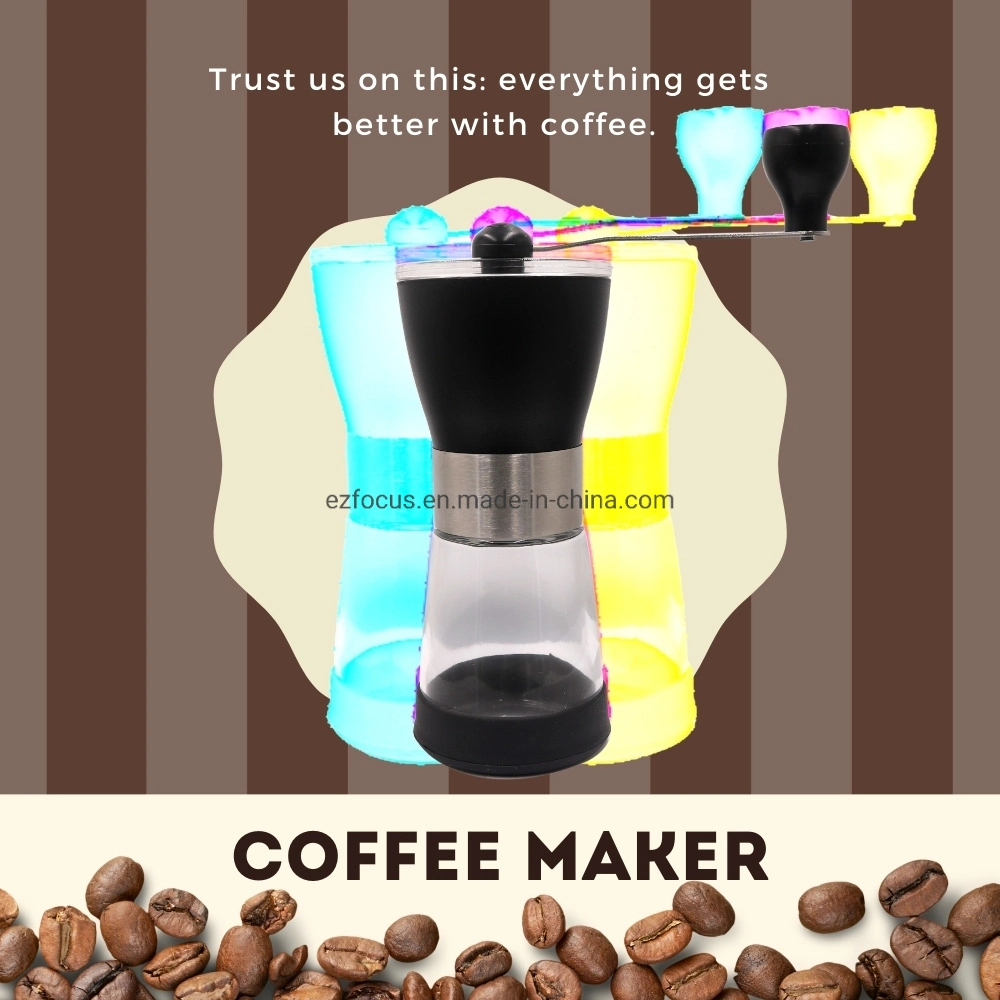 آلة صنع القهوة الجلاخة اليدوية مصنع مصانع السيراميك جلاخة يدوية قابلة للضبط Wbb14474
