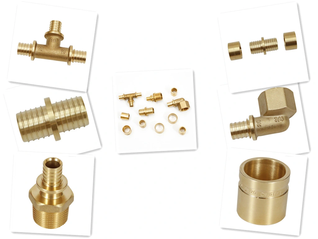 Brass Sliding Tee Pex Pipe Fitting China Manufacturer Top Quality Pex-Al-Pex Pipe Connection