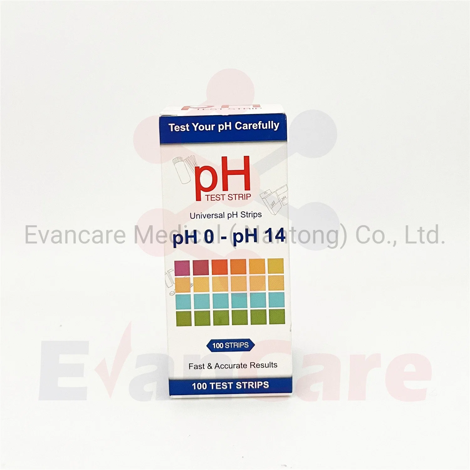 Papier de test de pH pour bandelettes de test de nitrite cétone de réactif de laboratoire médical Evancare Paramètres du testeur analyse d'urine bandelettes de réactif