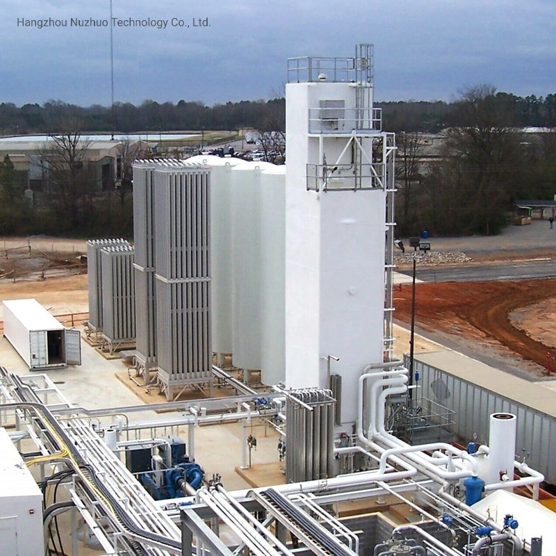 Usine de séparation de l'air cryogénique Nuzhuo - Production d'oxygène liquide, d'azote et d'argon.