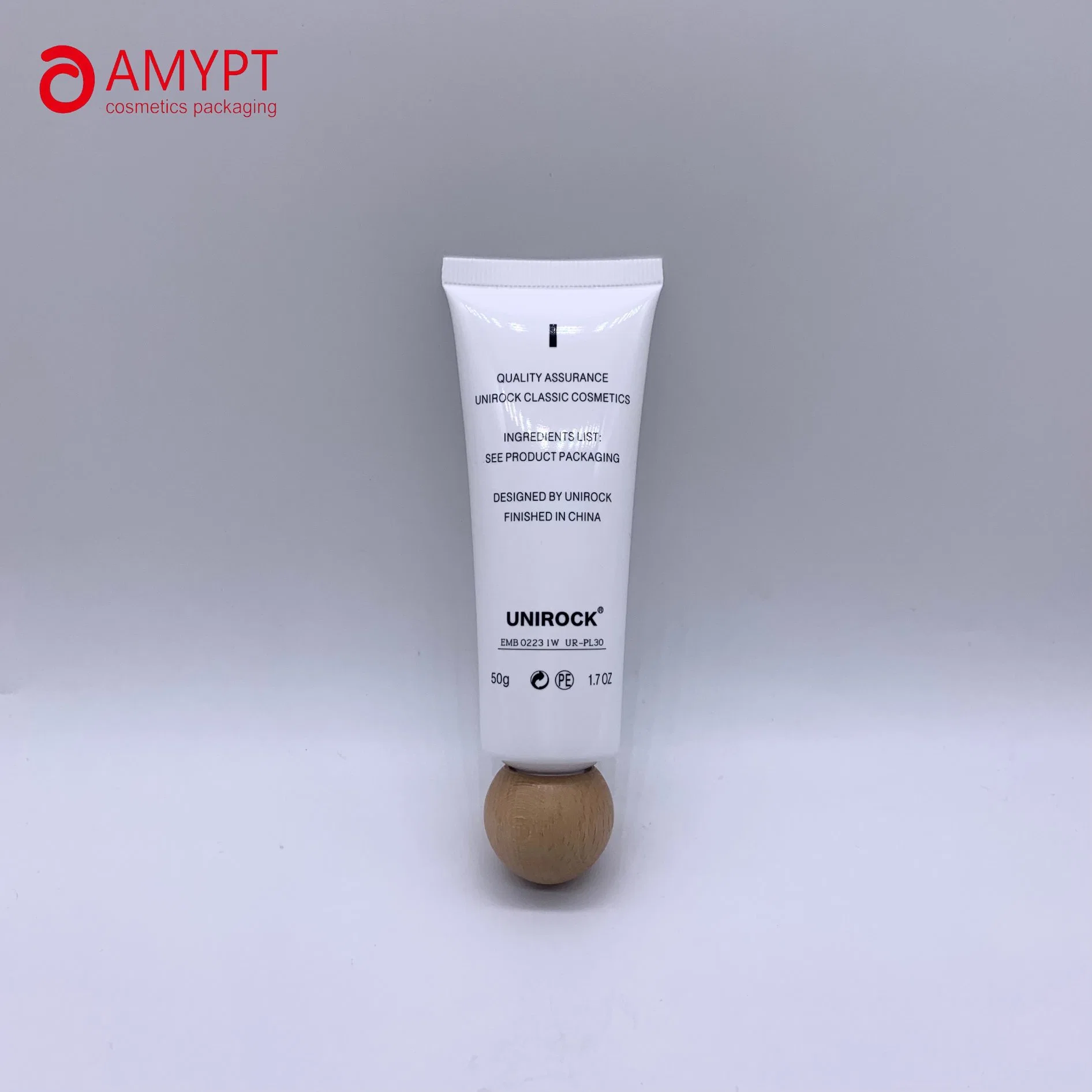 Eco-Friendly Cosmetic Tube with Wood Cap