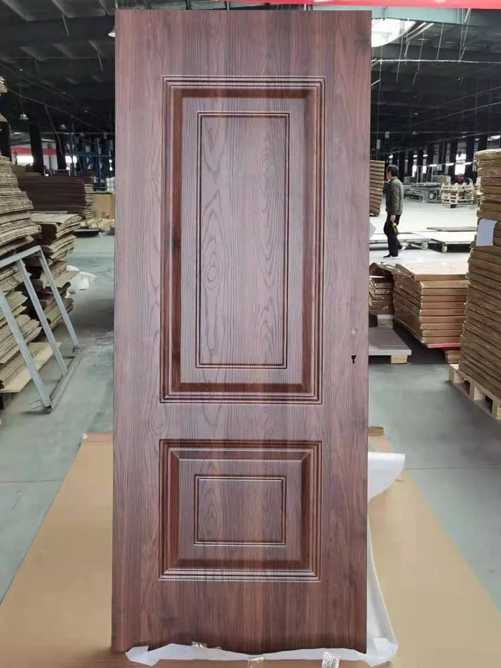 Promotion Commercial Building Apartment House Room Interior MDF Door Flush Series Wood Veneer MDF Wooden Door