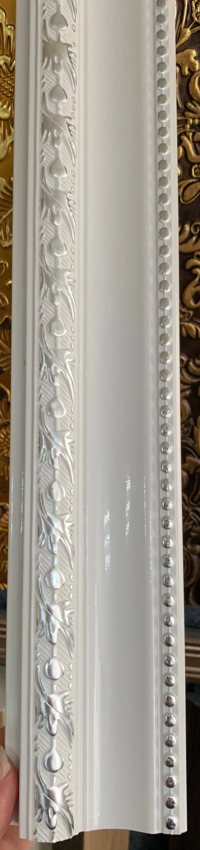 Rongk Factory Wholesale/Supplier High quality/High cost performance  Golden White PS Frame Moulding