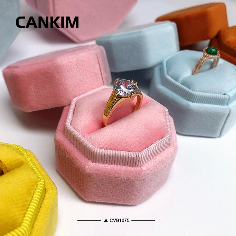 Cankim Ring Jewelry Box Ornament Gift Storage Ring Box Jewelry Logo Boxing Ring for Sale