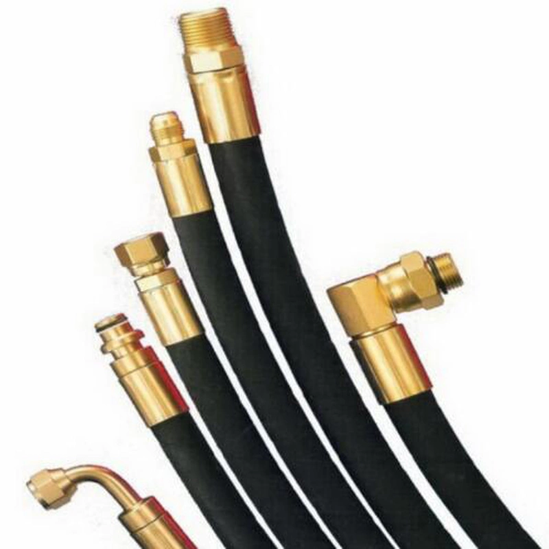 3/8" Brass Female Fitting Twin Welding LPG Gas Rubber Hose