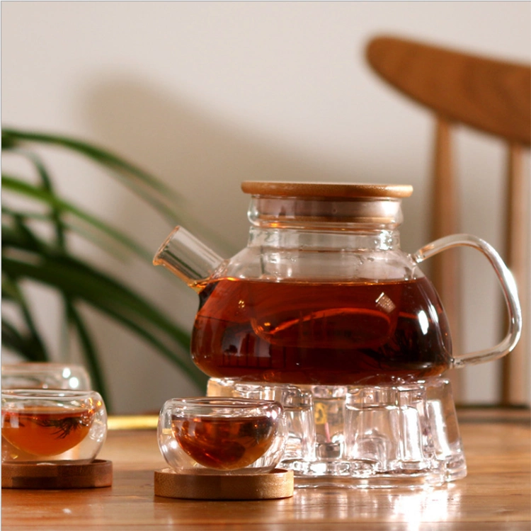 Glass Cold Kettle Heat-Resistant Flower Tea Pot Household Tea Pot Thickened Tea Pot Filter Cold Kettle Tea Pot