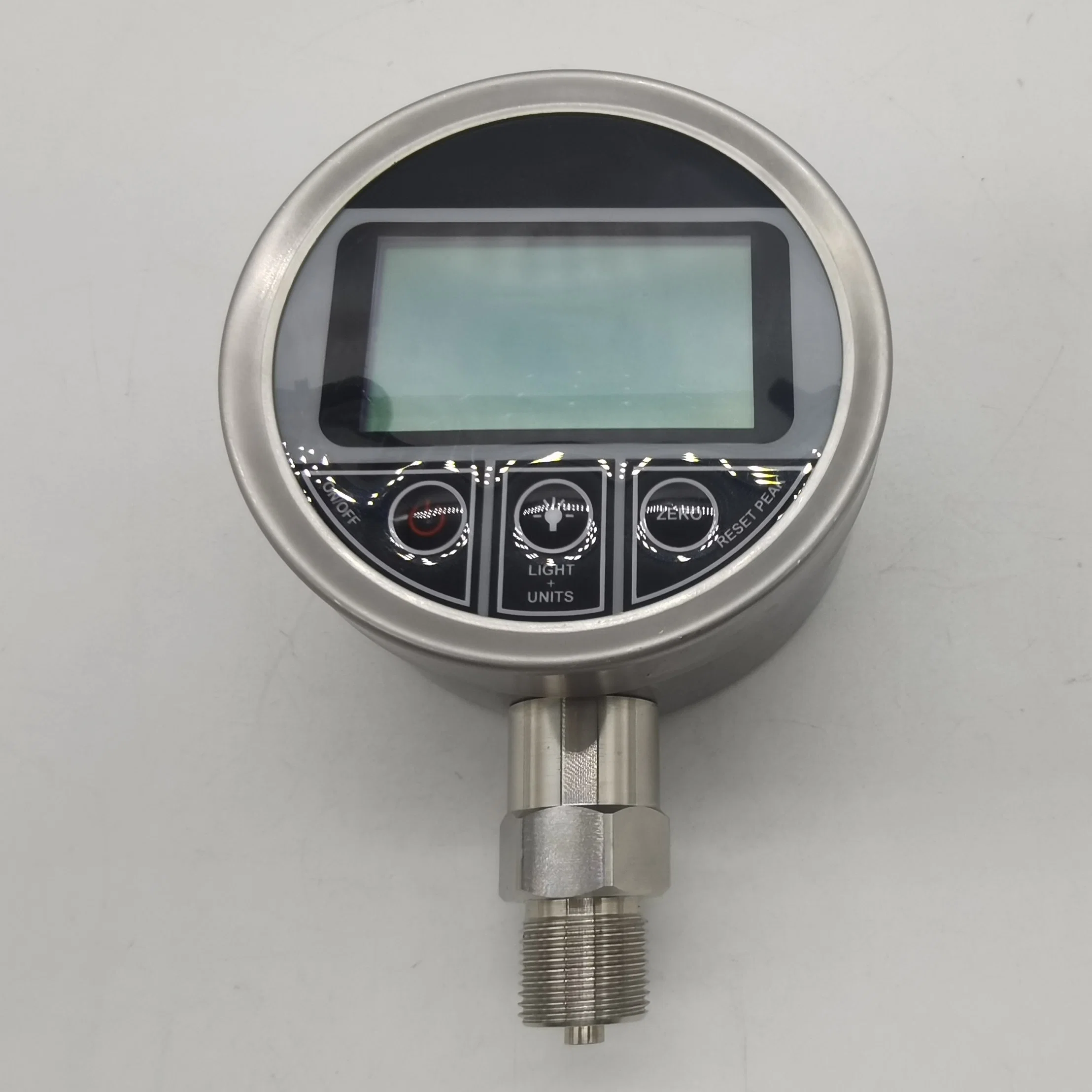 Digital Display LCD Oil Pressure Hydraulic Intelligent Gauge Pressure Test Meter for Gas Water Oil