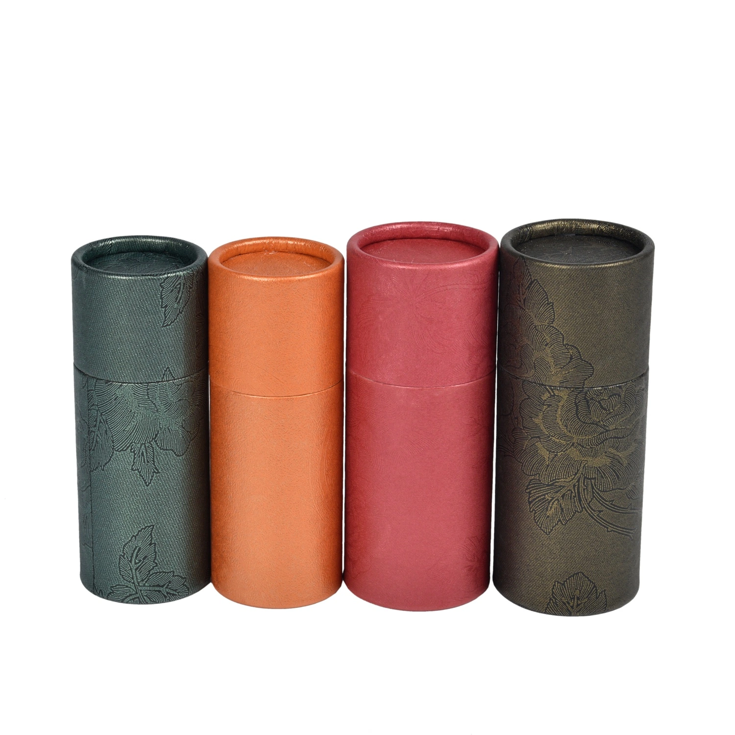 Paper Cylinder Box Customized Printing Recyclable Kraft Paper Tube Packaging for Puzzles Toy Container