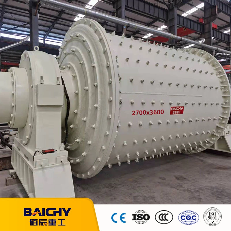 Sistema de moagem de pedra Baichy 500 TPD Máquina de trituração de minério de cobre Preço alumina mineral Lead Ball Mill Lista de preços