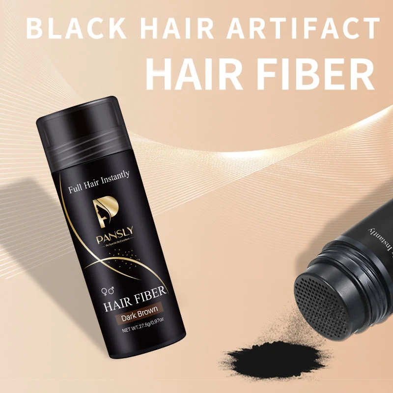 Instantly Thickening Hair Building Fibers Dark Brown Black Long Lasting Women Men Hair Powder