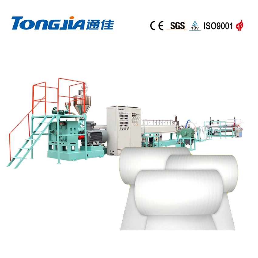 Tongjia 105mm EPE Foam Sheet Machine EPE Foam Machine EPE Foam Machine Plastic Extruder