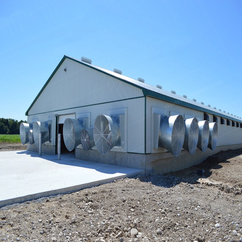 SGS, BV, ISO Q235 Qingdao Kxd Farm Chicken House Steel Structures Modular Buildings