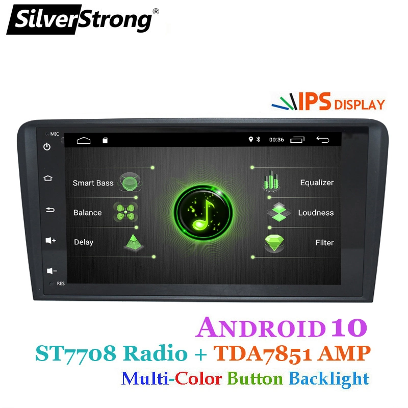 2DIN Android10 Car DVD DSP for Audi A3 S3 2003 2004-2011 2008 A3 DVD Car Radio GPS Navigation S3 2 DIN DVD A3