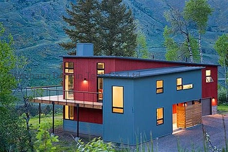 2-Story Modern Eco-Friendly Recycled Modular Villa House Shipping Container Home