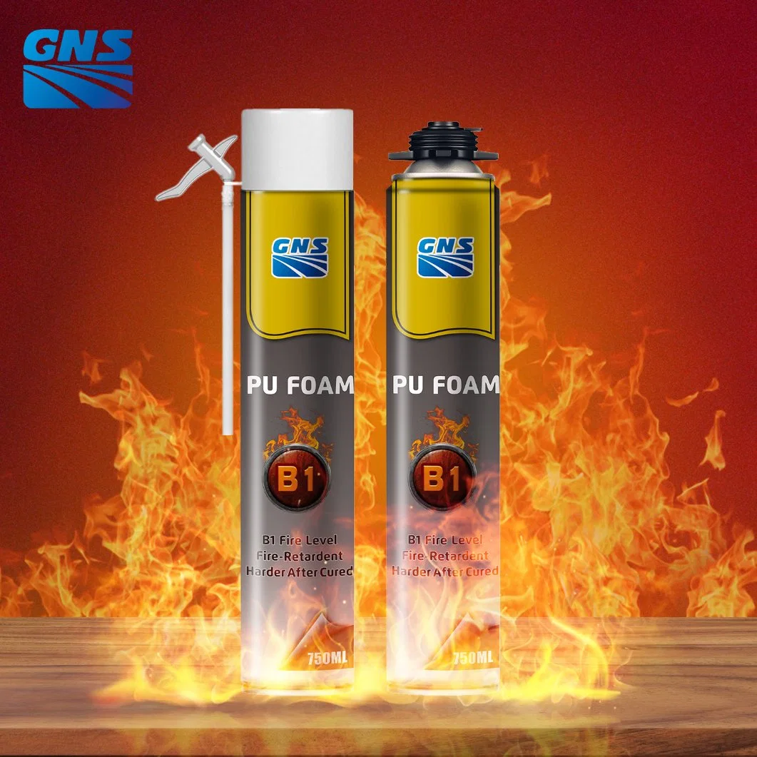 B1 Fire Rated Spray PU Foam for Gap Filler and Installing