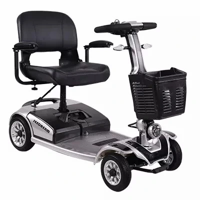 Low Price Four Wheel Electric Mobility Scooter with Basket