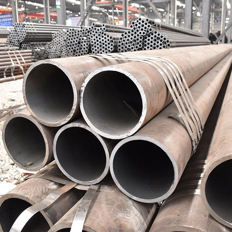 China Suppliers A53 Q235 Q345 ASTM Carbon ERW Mild Iron Round Welded Steel Pipes Price