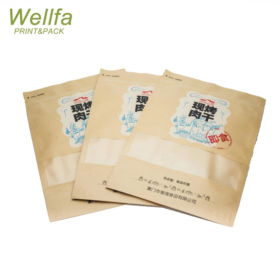 Custom Smell Proof Zipper Paper Packaging Bag Coffee Body Scrub Packaging