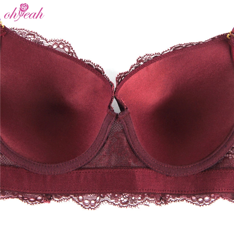 Low MOQ 4 Colors High quality/High cost performance  Daily Used Lace 34 Bra Size Women Bra