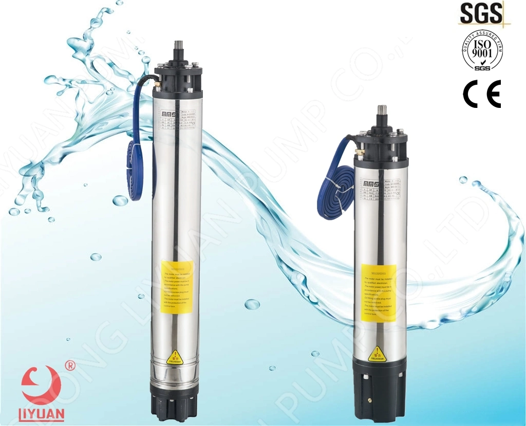 6 Inch Three-Phase 10 HP Li Yuan Electrical 380 V Submersible Pump Motor