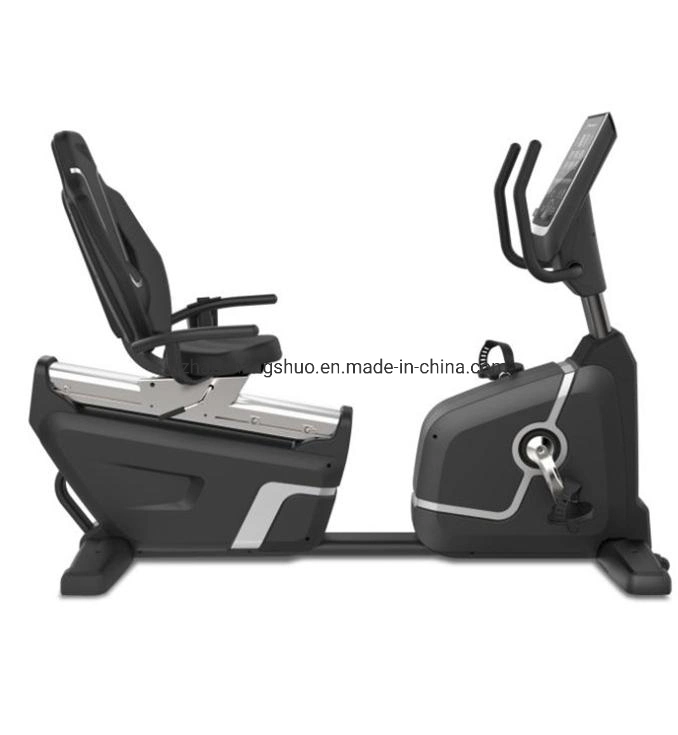 Gym Fitness Cardio máquina comercial Control magnético ejercicio bicicleta reclinada bicicleta horizontal