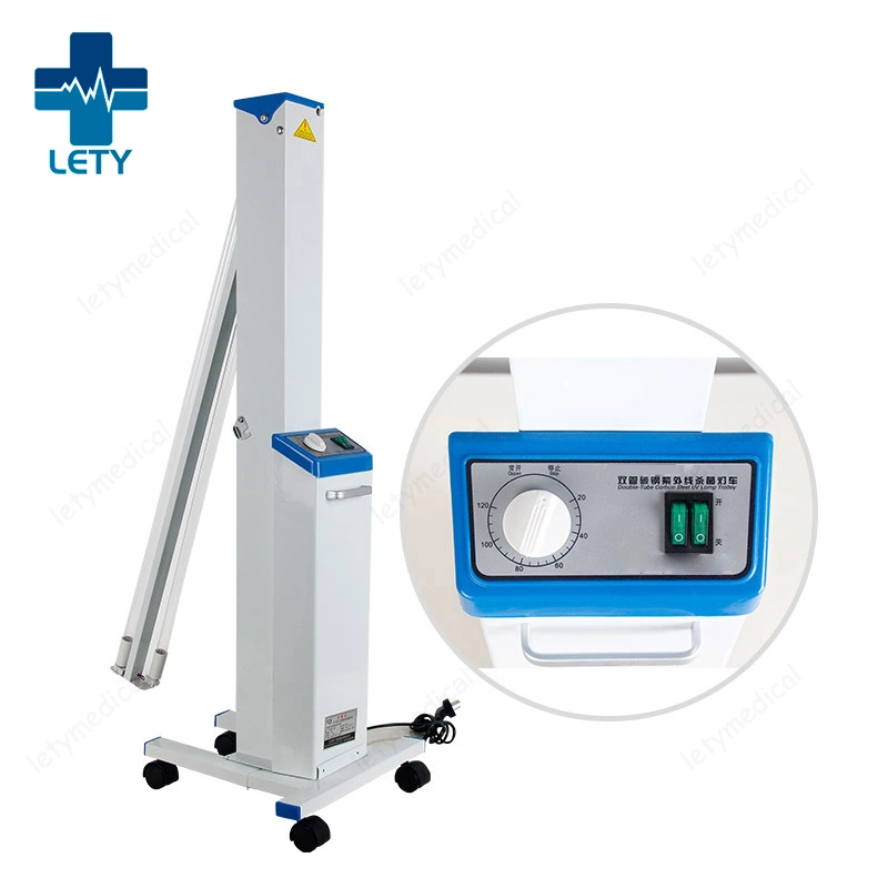 Hot Sell Hospital Germicidal Car Disinfecting UV Lamp Trolley Sterilizing Machine Price Car UV Lamp