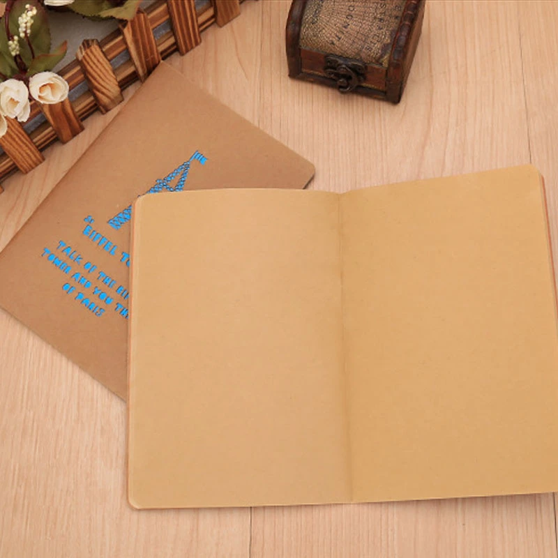 Special Design School Stationery Notebook Cute Kraft Paper Notepad for Gift